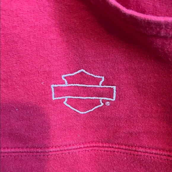 Harley-Davidson Red and Black Track Jacket - Picture 4 of 9